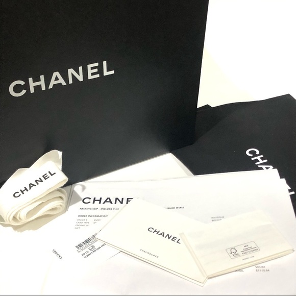 Authentic CHANEL Navy Blue Quilted Agneau Slides Mules Lambskin Leather Size 38 - Picture 14 of 15